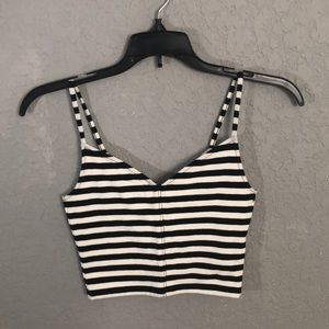 Striped Crop Top